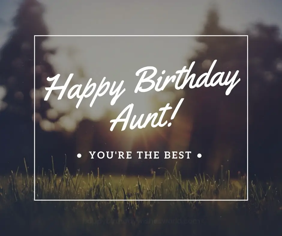 120 Ways To Say Happy Birthday Aunt Find Your Perfect Birthday Wish