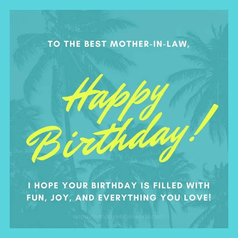 mother in law birthday quotes