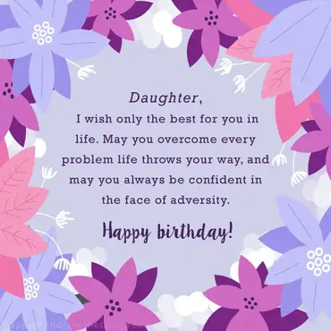 Featured image of post Birthday Message To Daughter 18Th - There were times when i thought i would never get over the struggle of raising a teenage daughter, but luckily we both survived!